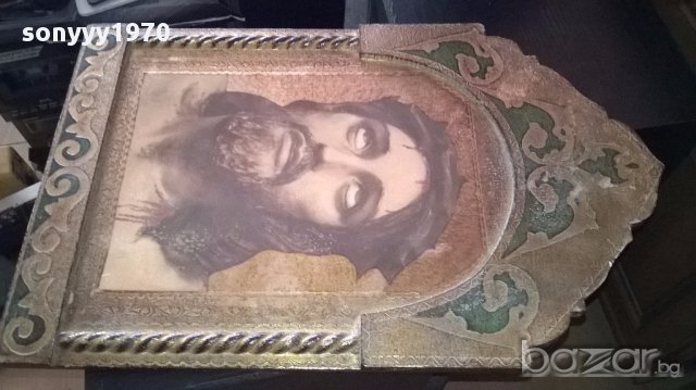 Икона-христос-54х34см-внос швеицария, снимка 8 - Антикварни и старинни предмети - 17446440