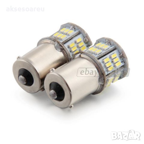 Габаритни крушки BA15S 54 LED, стоп светлини DC 12-24V, снимка 5 - Аксесоари и консумативи - 11113850