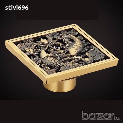 Сифон за баня рибки 100 % месинг - 100 % Ново.