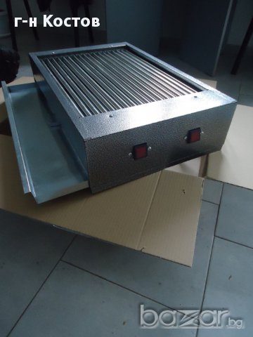 1. Скари тръбни на ток професионални за заведения и ресторанти размер 60/40см. със мощност 3000 W  н, снимка 12 - Обзавеждане за заведение - 11550773