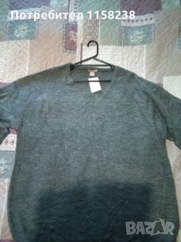 Пуловер H&M в сиво, снимка 4 - Блузи с дълъг ръкав и пуловери - 23656666