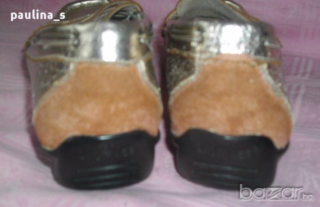 Сребърни ортопедични обувки / мокасини ”Lalikaer” shoes / малък номер , снимка 7 - Дамски ежедневни обувки - 14906902