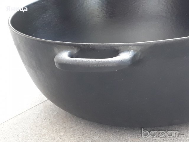 COPCO  от чугун  (wok), снимка 2 - Прибори за хранене, готвене и сервиране - 21364891