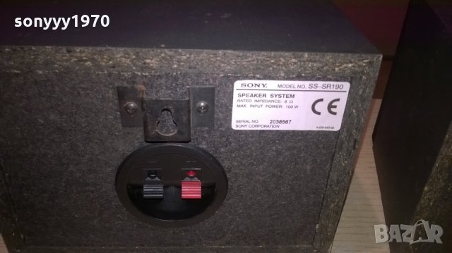 SOLD-sony ss-sr190 2x100w/8ohm-2бр тонколони-внос швеция, снимка 8 - Тонколони - 25701224