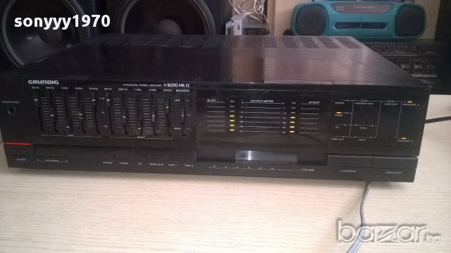 Grundig v8200 mkII amplifier-made in germany-внос швеицария, снимка 10 - Ресийвъри, усилватели, смесителни пултове - 14330222