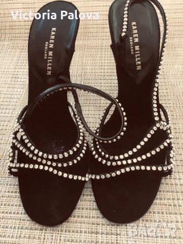 Луксозни сандали KAREN MILLEN , снимка 2 - Дамски обувки на ток - 24939380