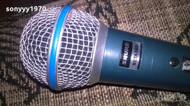 shure beta sm58s-microphone, снимка 2 - Микрофони - 25093558