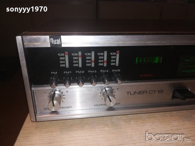 dual ct19 tuner-made in germany-ретро тунер-внос швеицария, снимка 14 - Ресийвъри, усилватели, смесителни пултове - 20359401