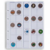 Резервни листи за албуми OPTIMA за монети - всички размери , снимка 9 - Нумизматика и бонистика - 24178458