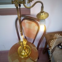 Стара месингова лампа, снимка 2 - Антикварни и старинни предмети - 26039907