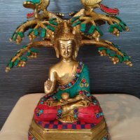 Буда статуя с естествен корал, снимка 2 - Статуетки - 21068968