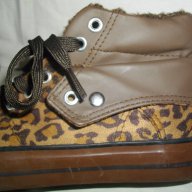 Кецове с вата в леопардов принт "Even&Odd"shoes, снимка 4 - Кецове - 17322625