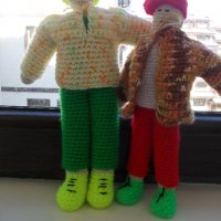 плетени на една кука куклички, снимка 12 - Кукли - 21420729