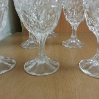 Ретро кристални чаши за вино , снимка 7 - Антикварни и старинни предмети - 23832450