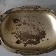 посребрена метална купа-арт деко, снимка 2 - Антикварни и старинни предмети - 17547328