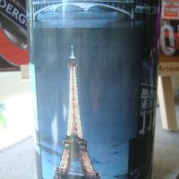 " Айфеловата кула " - цилиндрична касичка от метал , снимка 1 - Подаръци за рожден ден - 21004481