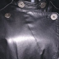 Луксозно кожено манто / яке  "G I I I"-genuine leather, естествена кожа / голям размер , снимка 3 - Палта, манта - 16982330