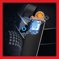 Ветроустойчива електронна запалка ток плазмена запалка реотан зареждаща се USB Тесла цигари подарък, снимка 8 - Запалки - 24299563