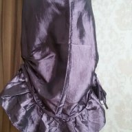 Лилава елегантна пола с възможност за набори, снимка 8 - Поли - 16789244