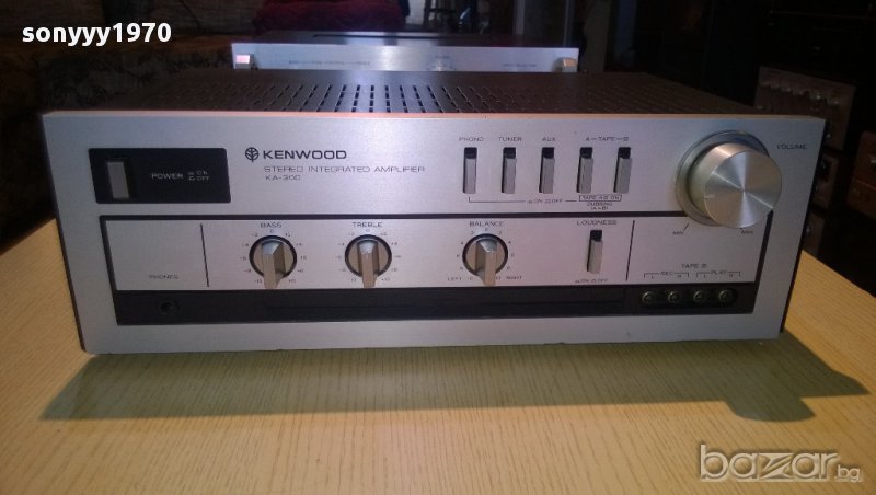  kenwood ka-300 stereo amplifier-made in singapore-внос швеицария, снимка 1