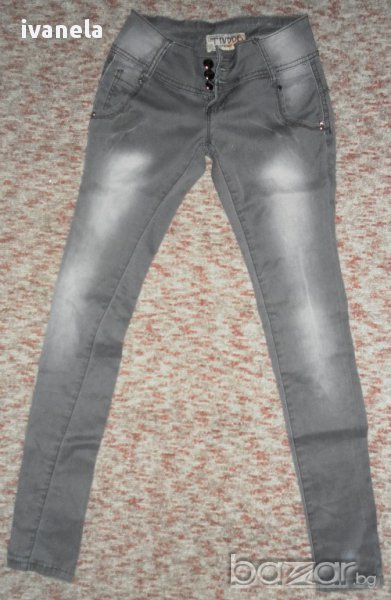 Сиви слим дънки, снимка 1