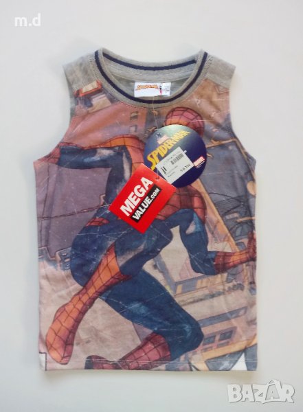 Потник със Спайдърмен, размер 5-6 години, ръст 116 см, снимка 1