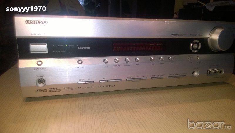  onkyo tx-sr576 av receiver-480w-4hdmi/5s-video/9-канален-внос от англия, снимка 1