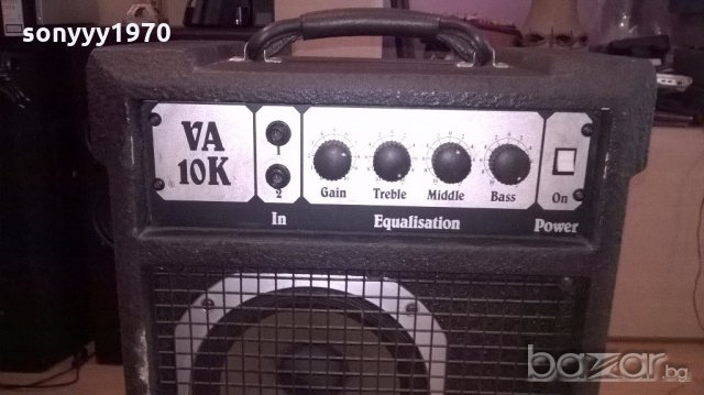 v amp-10k-guitar amplifier-made in england-внос англия, снимка 11 - Ресийвъри, усилватели, смесителни пултове - 19584893