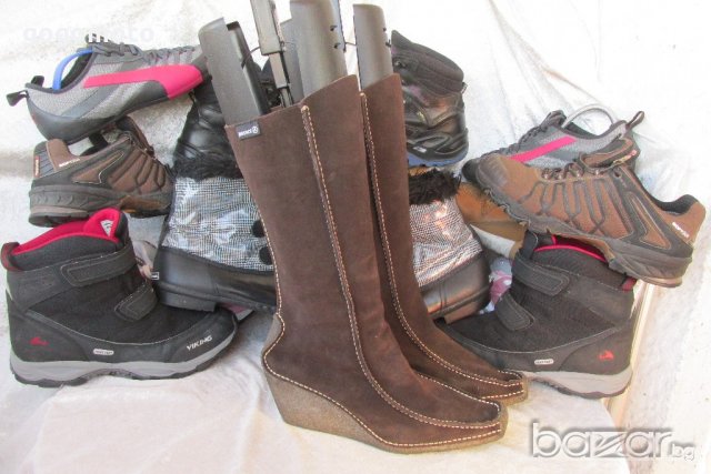 дамски ботуши BRONX® original, платформа, N- 40- 41, 100% естествен велур, GOGOMOTO.BAZAR.BG®, снимка 4 - Дамски ботуши - 20859742