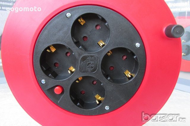 НОВ Ел. Разклонител макара, удължител макара, ел. контакт, снимка 6 - Други инструменти - 18254495