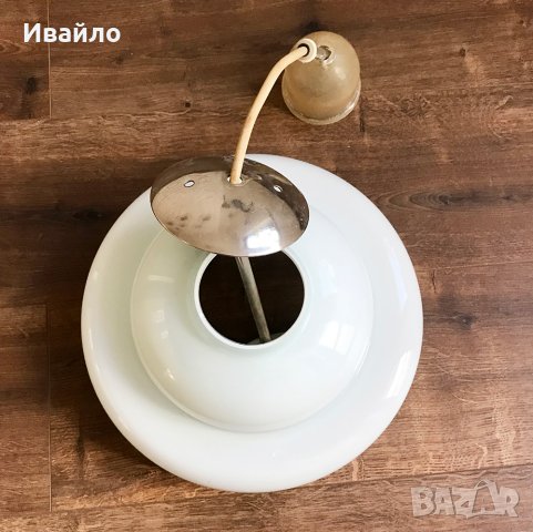 Стъклен полилей/пендел, снимка 4 - Лампи за таван - 24459082