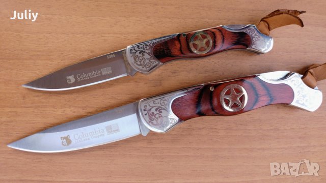 Сгъваеми ножове Columbia, снимка 12 - Ножове - 25980115