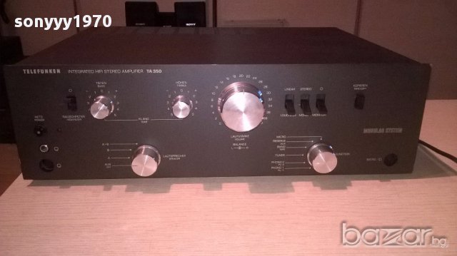 Колекционерска ретро машина telefunken ta350-внос швеицария, снимка 6 - Ресийвъри, усилватели, смесителни пултове - 17970540