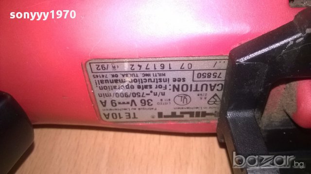 Hilti te10a перфоратор-внос швеицария, снимка 15 - Бормашини - 17142179