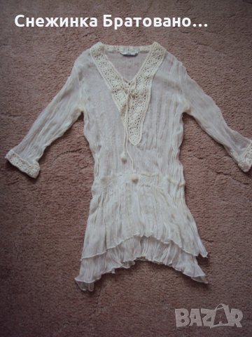 Дизайнерска туника Mango, снимка 8 - Туники - 21507314