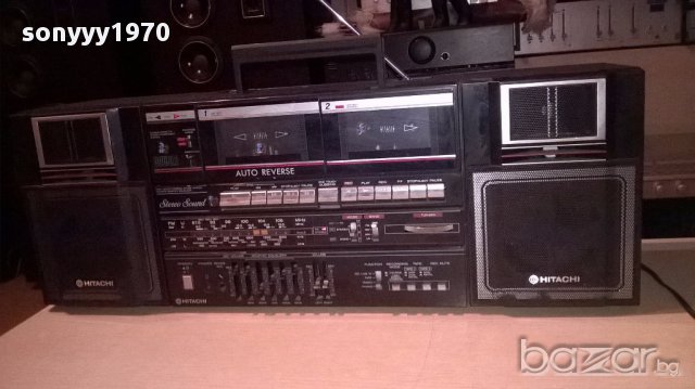 Hitachi trk-w550e made in sinapore-внос швеицария, снимка 5 - Ресийвъри, усилватели, смесителни пултове - 17077664