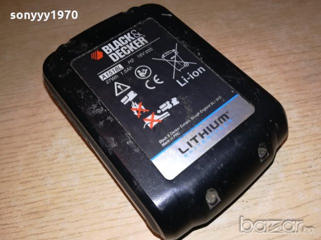 black&decker battery pack-lithium-внос швеицария, снимка 2 - Други инструменти - 21462094