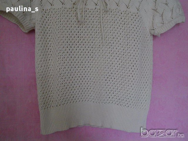 Ръчно изработена блузка "Forever New"® / голям размер , снимка 6 - Ризи - 14136826