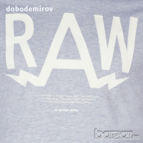  Нова сива тениска G Star Marsh Raw T-shirt, оригинал , снимка 5 - Тениски - 17086059