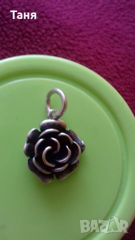 Сребърен комплект -рози, снимка 5 - Бижутерийни комплекти - 26127748