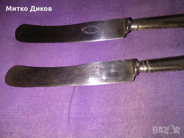 Домакински ножове Солинген -2бр винтидж-от 50-те години на 20век, снимка 3 - Прибори за хранене, готвене и сервиране - 25498412