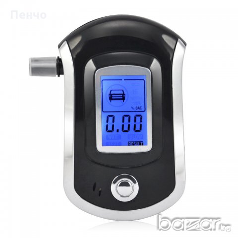 Цифров LCD дрегер за алкохол тестер анализатор детектор за полиция, снимка 5 - Друга електроника - 20523188