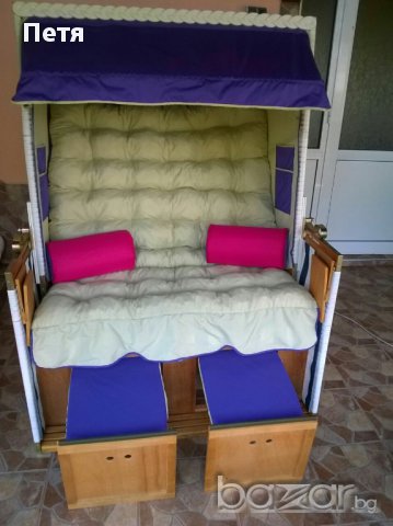 Възглавница за пейка, люлка, стол, сепаре. Сенник. Покривало за шатра, чадър. Завеси., снимка 5 - Градински мебели, декорация  - 17375918