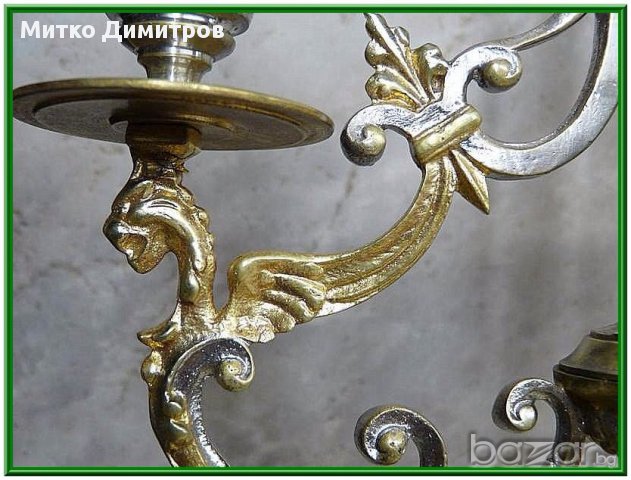 Старинен каминен часовник  в стил Ампир-Комплект от 19в., снимка 5 - Други - 11821028