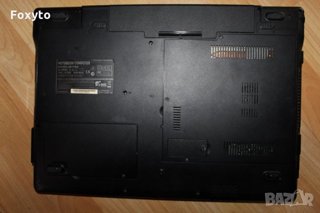 17" Лаптоп CLEVO M77SU Gaming Laptop, снимка 3 - Лаптопи за игри - 25562732