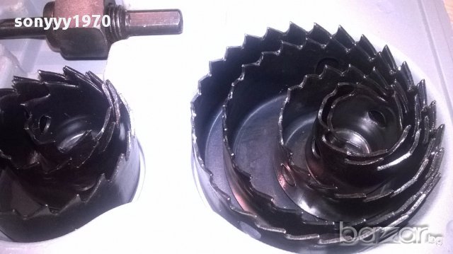 Комплект за отвори-бургии/фрези-нов от 11 части, снимка 5 - Други инструменти - 14920058