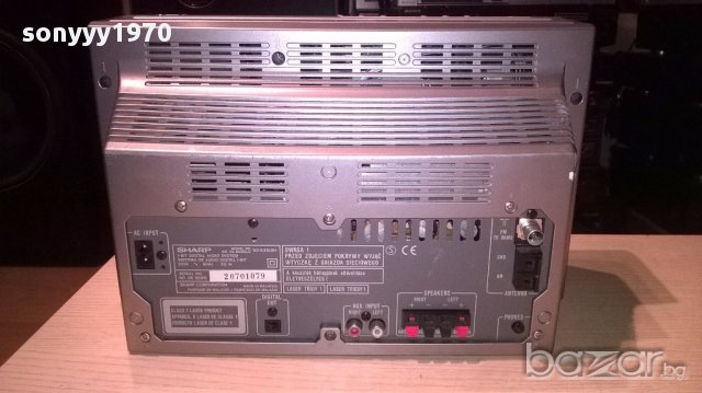 Sharp sd-ex100h cd/tuner rds/amplifier/aux-внос швеицария, снимка 10 - Ресийвъри, усилватели, смесителни пултове - 15661323