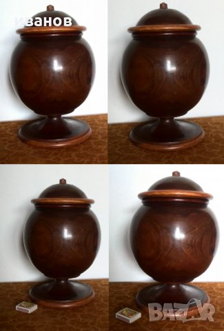 Голяма махагонова купа, снимка 4 - Антикварни и старинни предмети - 25845907