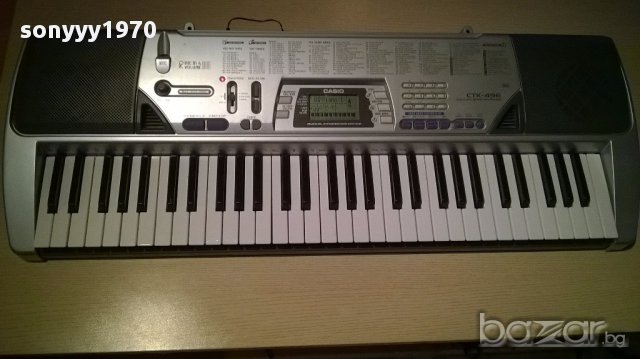 Casio ctk-496 midi-100 song bank & microphone mix-внос швеицария, снимка 2 - Синтезатори - 12897239