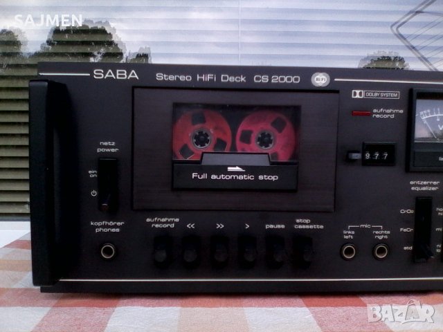 SABA VS 2080 + TS 2000 + CS 2000.дек, снимка 7 - Аудиосистеми - 22342269